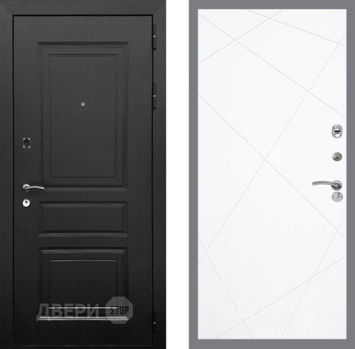 Входная металлическая Дверь Рекс (REX) 6 Венге FL-291 Силк Сноу в Старой Купавне