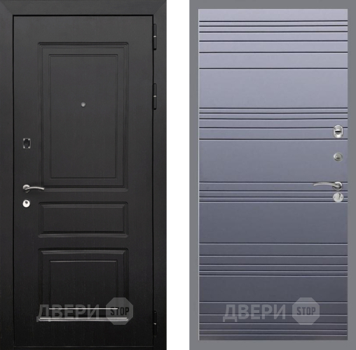 Дверь Рекс (REX) 6 Венге Line Силк титан в Старой Купавне