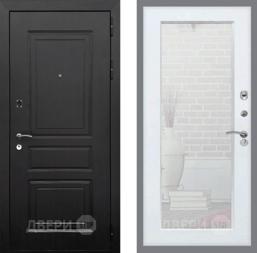 Дверь Рекс (REX) 6 Венге Зеркало Пастораль Белый ясень в Старой Купавне