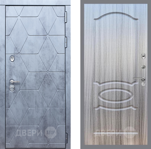 Входная металлическая Дверь Рекс (REX) 28 FL-128 Сандал грей в Старой Купавне