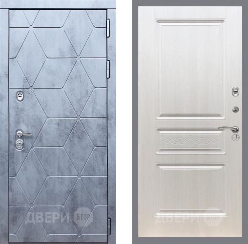 Входная металлическая Дверь Рекс (REX) 28 FL-243 Лиственница беж в Старой Купавне