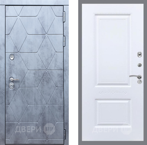 Входная металлическая Дверь Рекс (REX) 28 Смальта Силк Сноу в Старой Купавне