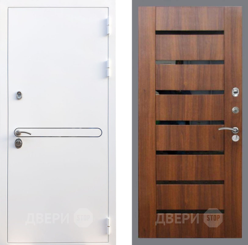 Дверь Рекс (REX) 27 СБ-14 стекло черное Орех бренди в Старой Купавне