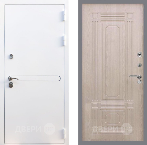 Входная металлическая Дверь Рекс (REX) 27 FL-2 Беленый дуб в Старой Купавне