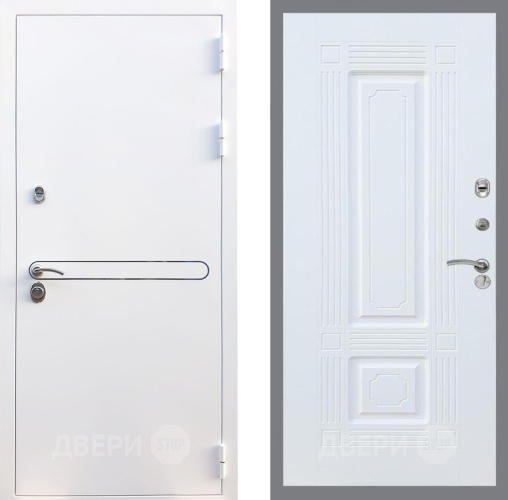 Входная металлическая Дверь Рекс (REX) 27 FL-2 Силк Сноу в Старой Купавне