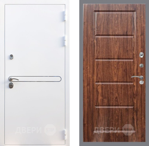 Входная металлическая Дверь Рекс (REX) 27 FL-39 орех тисненый в Старой Купавне