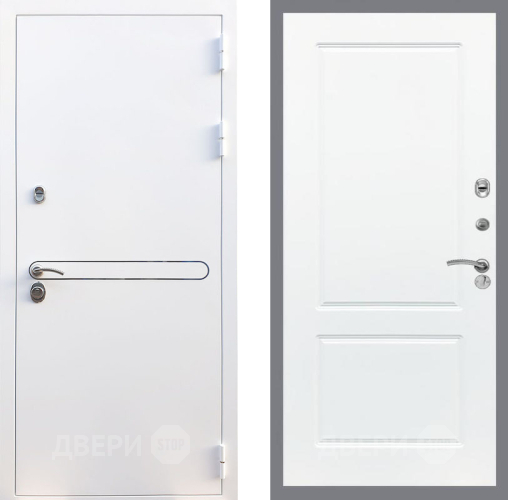 Входная металлическая Дверь Рекс (REX) 27 FL-117 Силк Сноу в Старой Купавне