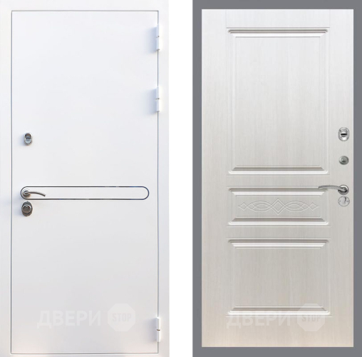 Входная металлическая Дверь Рекс (REX) 27 FL-243 Лиственница беж в Старой Купавне