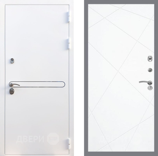 Входная металлическая Дверь Рекс (REX) 27 FL-291 Силк Сноу в Старой Купавне