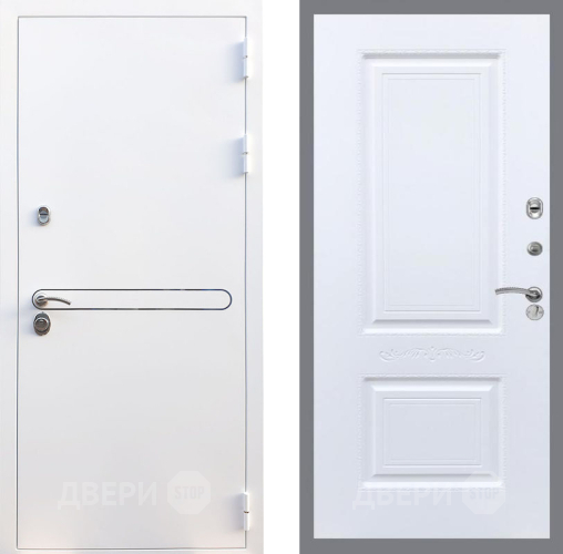 Входная металлическая Дверь Рекс (REX) 27 Смальта Силк Сноу в Старой Купавне