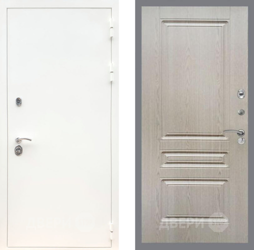 Дверь Рекс (REX) 5 Белая Шагрень FL-243 Беленый дуб в Старой Купавне