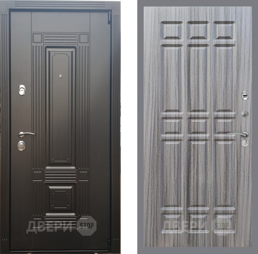 Входная металлическая Дверь Рекс (REX) 9 FL-33 Сандал грей в Старой Купавне