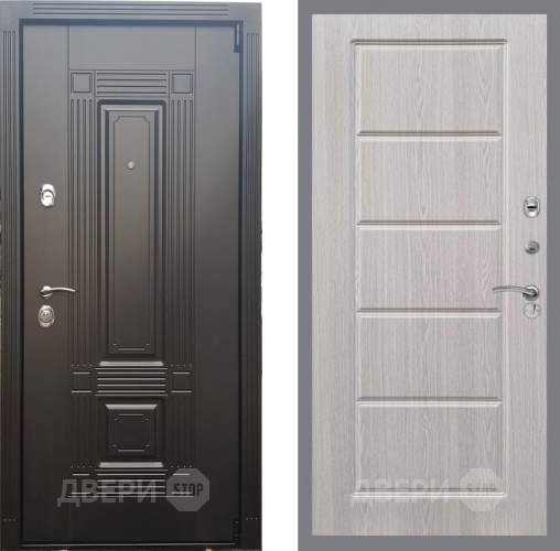 Входная металлическая Дверь Рекс (REX) 9 FL-39 Беленый дуб в Старой Купавне