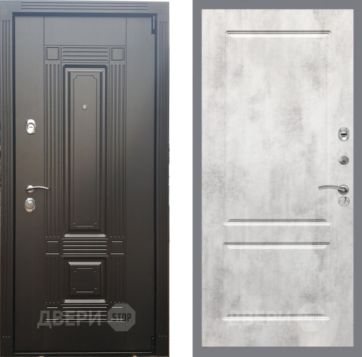 Входная металлическая Дверь Рекс (REX) 9 FL-117 Бетон светлый в Старой Купавне