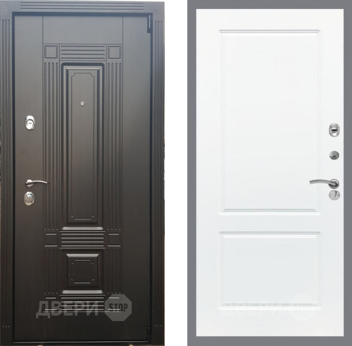 Входная металлическая Дверь Рекс (REX) 9 FL-117 Силк Сноу в Старой Купавне