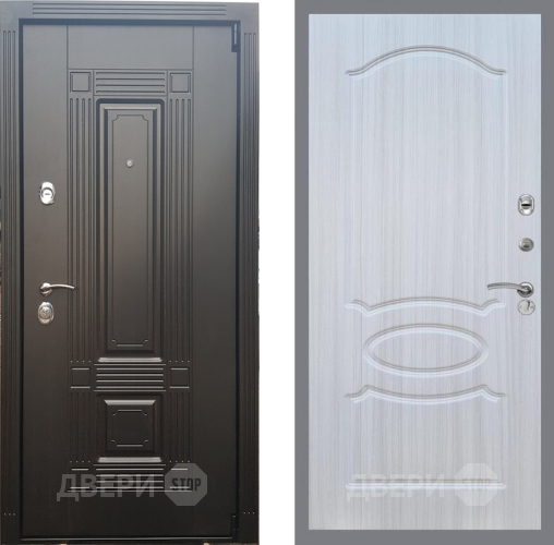 Входная металлическая Дверь Рекс (REX) 9 FL-128 Сандал белый в Старой Купавне