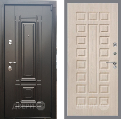 Входная металлическая Дверь Рекс (REX) 9 FL-183 Беленый дуб в Старой Купавне