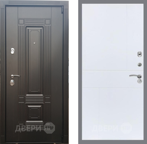 Входная металлическая Дверь Рекс (REX) 9 FL-290 Силк Сноу в Старой Купавне