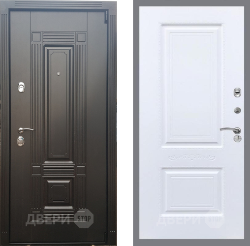 Входная металлическая Дверь Рекс (REX) 9 Смальта Силк Сноу в Старой Купавне