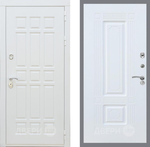 Входная металлическая Дверь Рекс (REX) 8 Силк Сноу FL-2 Силк Сноу в Старой Купавне