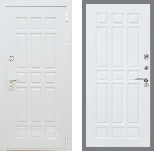 Входная металлическая Дверь Рекс (REX) 8 Силк Сноу FL-33 Силк Сноу в Старой Купавне