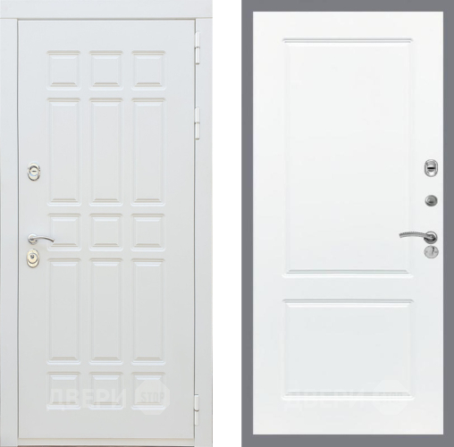 Входная металлическая Дверь Рекс (REX) 8 Силк Сноу FL-117 Силк Сноу в Старой Купавне