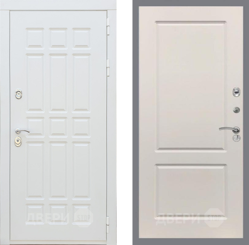 Входная металлическая Дверь Рекс (REX) 8 Силк Сноу FL-117 Шампань в Старой Купавне