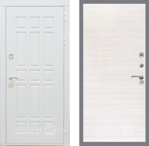 Входная металлическая Дверь Рекс (REX) 8 Силк Сноу GL Акация в Старой Купавне