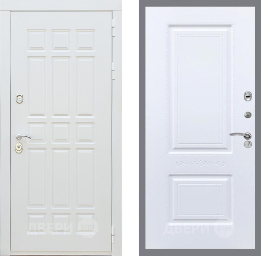 Входная металлическая Дверь Рекс (REX) 8 Силк Сноу Смальта Силк Сноу в Старой Купавне