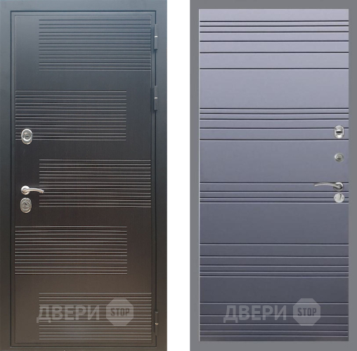 Входная металлическая Дверь Рекс (REX) премиум 185 Line Силк титан в Старой Купавне