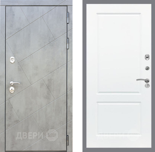 Входная металлическая Дверь Рекс (REX) 22 FL-117 Силк Сноу в Старой Купавне