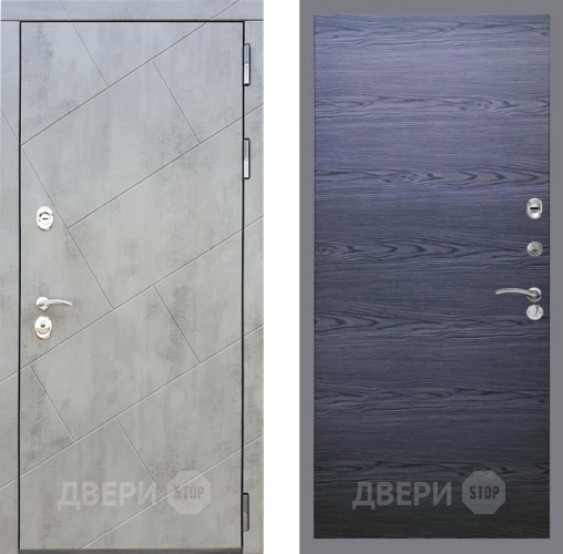 Входная металлическая Дверь Рекс (REX) 22 GL Дуб тангенальный черный в Старой Купавне