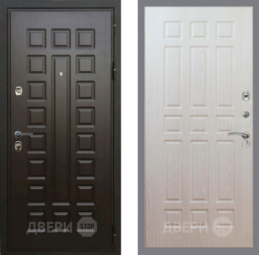 Входная металлическая Дверь Рекс (REX) Премиум 3к FL-33 Беленый дуб в Старой Купавне