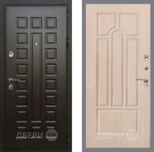 Входная металлическая Дверь Рекс (REX) Премиум 3к FL-58 Беленый дуб в Старой Купавне