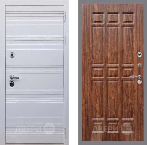 Дверь Рекс (REX) 14 Силк Сноу FL-33 орех тисненый в Старой Купавне