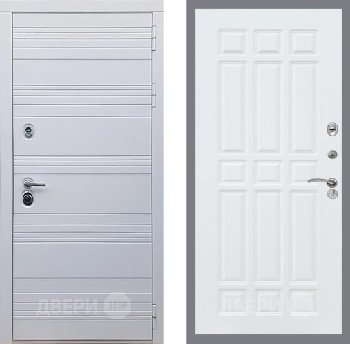 Входная металлическая Дверь Рекс (REX) 14 Силк Сноу FL-33 Силк Сноу в Старой Купавне