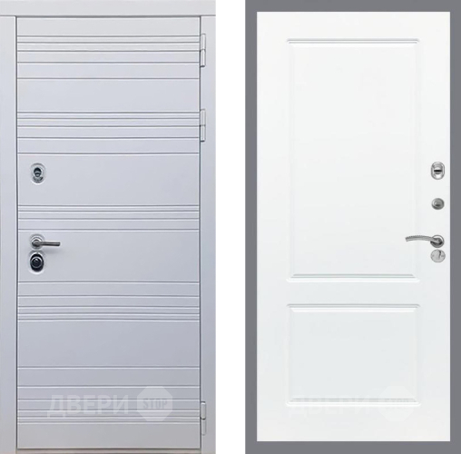 Входная металлическая Дверь Рекс (REX) 14 Силк Сноу FL-117 Силк Сноу в Старой Купавне