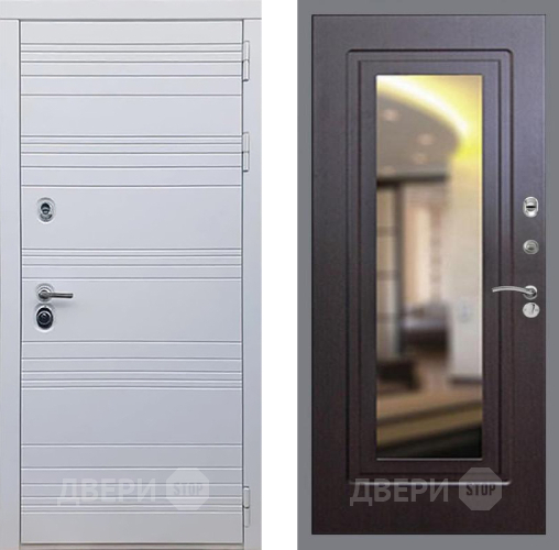 Входная металлическая Дверь Рекс (REX) 14 Силк Сноу FLZ-120 Венге в Старой Купавне