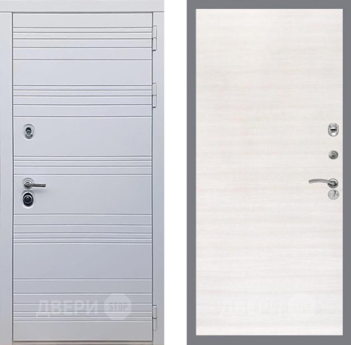 Входная металлическая Дверь Рекс (REX) 14 Силк Сноу GL Акация в Старой Купавне