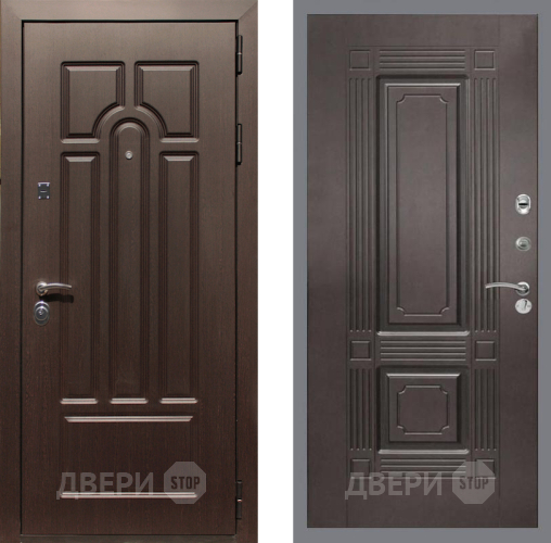 Входная металлическая Дверь Рекс (REX) Эврика FL-2 Венге в Старой Купавне