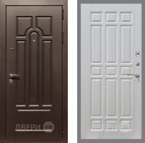 Входная металлическая Дверь Рекс (REX) Эврика FL-33 Лиственница беж в Старой Купавне