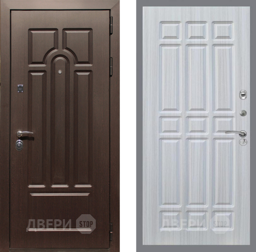 Входная металлическая Дверь Рекс (REX) Эврика FL-33 Сандал белый в Старой Купавне