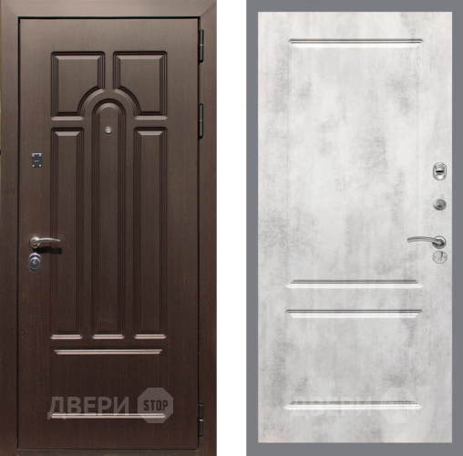 Дверь Рекс (REX) Эврика FL-117 Бетон светлый в Старой Купавне