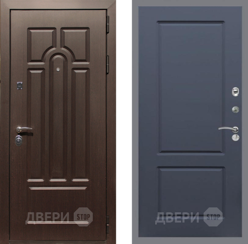 Входная металлическая Дверь Рекс (REX) Эврика FL-117 Силк титан в Старой Купавне