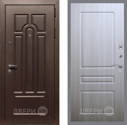 Входная металлическая Дверь Рекс (REX) Эврика FL-243 Сандал белый в Старой Купавне