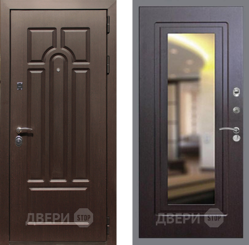 Входная металлическая Дверь Рекс (REX) Эврика FLZ-120 Венге в Старой Купавне