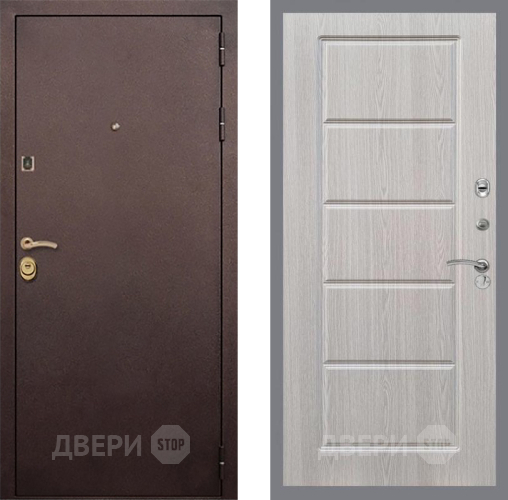 Входная металлическая Дверь Рекс (REX) Лайт 3К FL-39 Беленый дуб в Старой Купавне