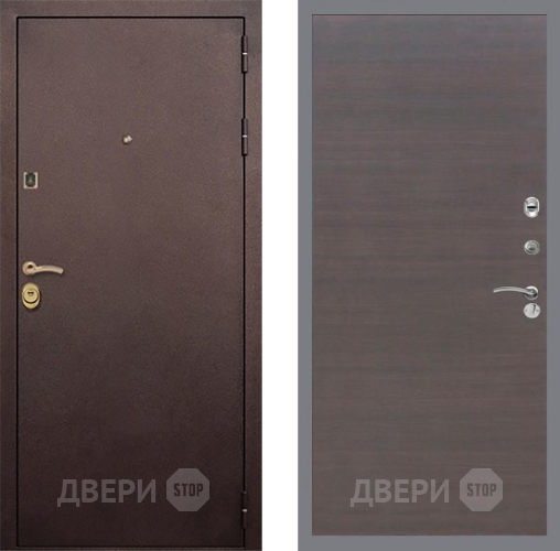 Входная металлическая Дверь Рекс (REX) Лайт 3К GL венге поперечный в Старой Купавне