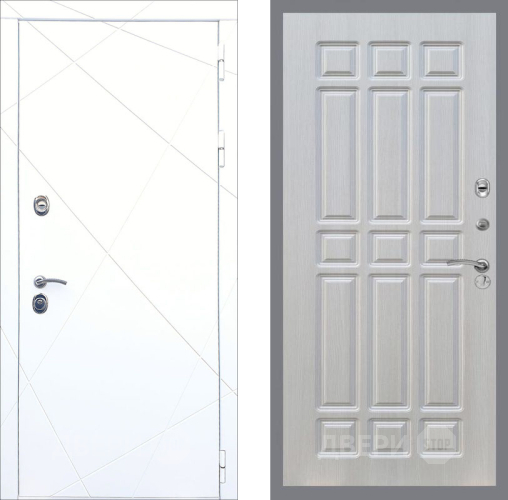 Дверь Рекс (REX) 13 Силк Сноу FL-33 Лиственница беж в Старой Купавне