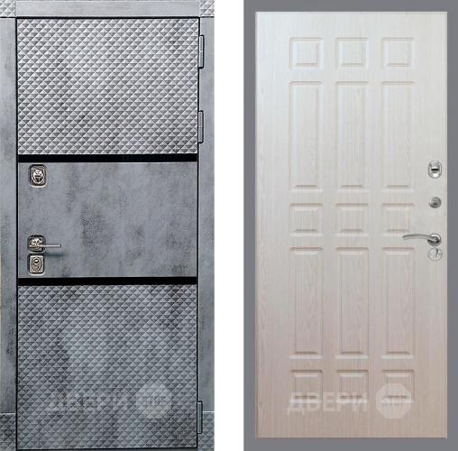 Дверь Рекс (REX) 15 Бетон Темный FL-33 Беленый дуб в Старой Купавне